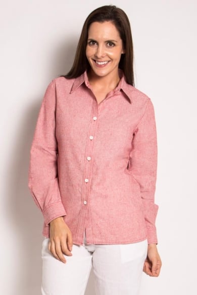 Ladies Hemp Cotton Shirt