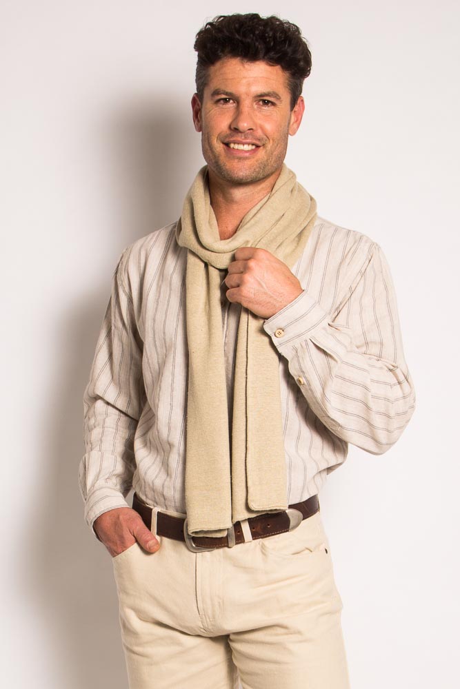 p06_bone.jpg Hemp Classic Scarf-Bone