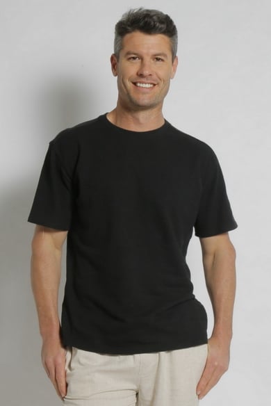 Hemp Classic Short Sleeve Tee-Black