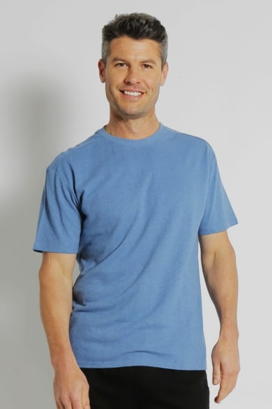 Hemp Classic Short Sleeve Tee-Blue