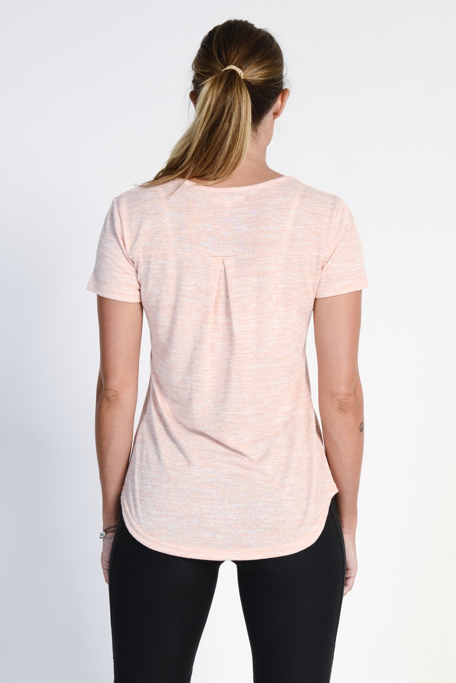 lst1763_peach3.jpg Ladies' Bamboo Cotton Blend Tee- Peach