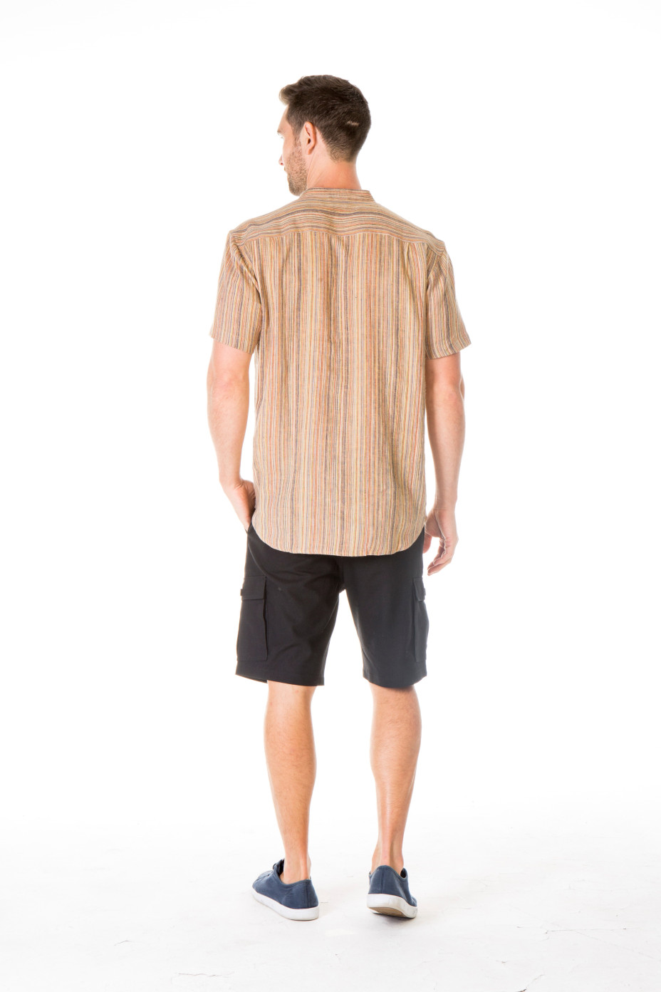 mst118_yellow_b__.jpg MEN'S HEMP GRANDPA SHORT SLEEVE TOP-YELLOW