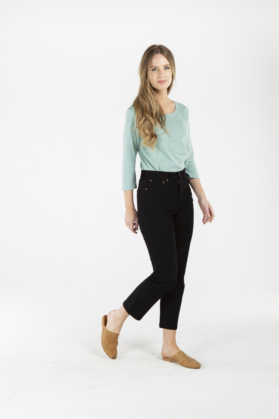lwb1991_black_ss__.jpg LADIES HEMP COTTON STRAIGHT LEG PANTS - BLACK