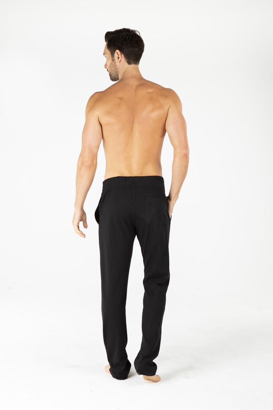 mwb1941_black_b__.jpg MENS HEMP COTTON TRACKY PANTS - BLACK