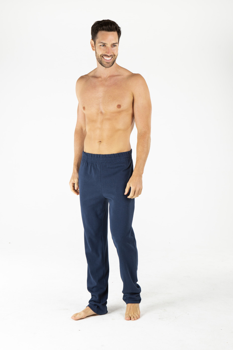 mwb1941_navy_f__.jpg MENS HEMP COTTON TRACKY PANTS - NAVY
