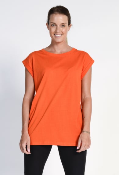 Ladies' Bamboo Cotton Tee - orange