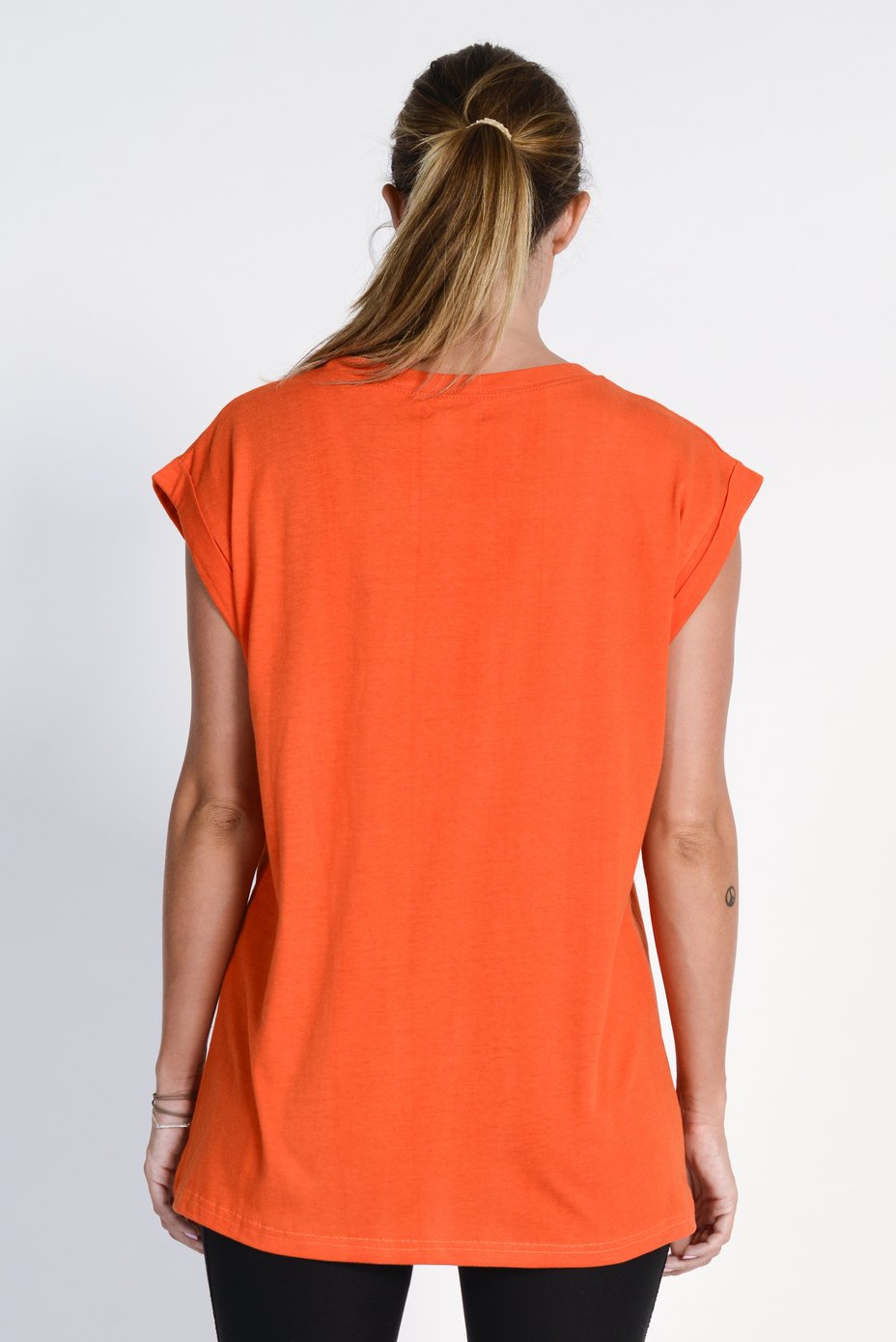 Ladies' Bamboo Cotton Tee - orange