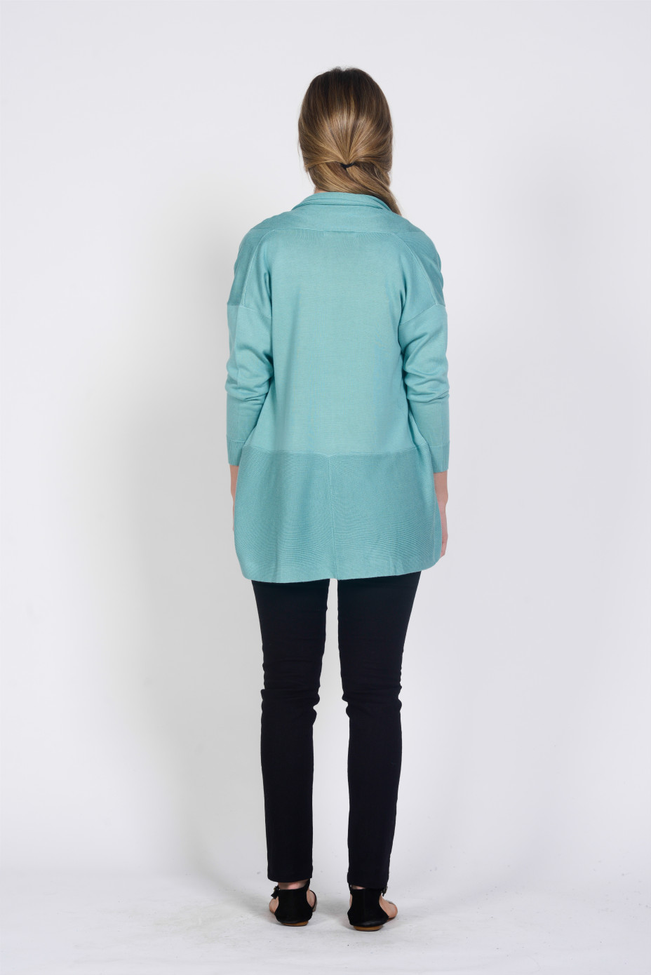 lwt1831_green_b__.jpg LADY BAMBOO COTTON CARDIGAN - GREEN