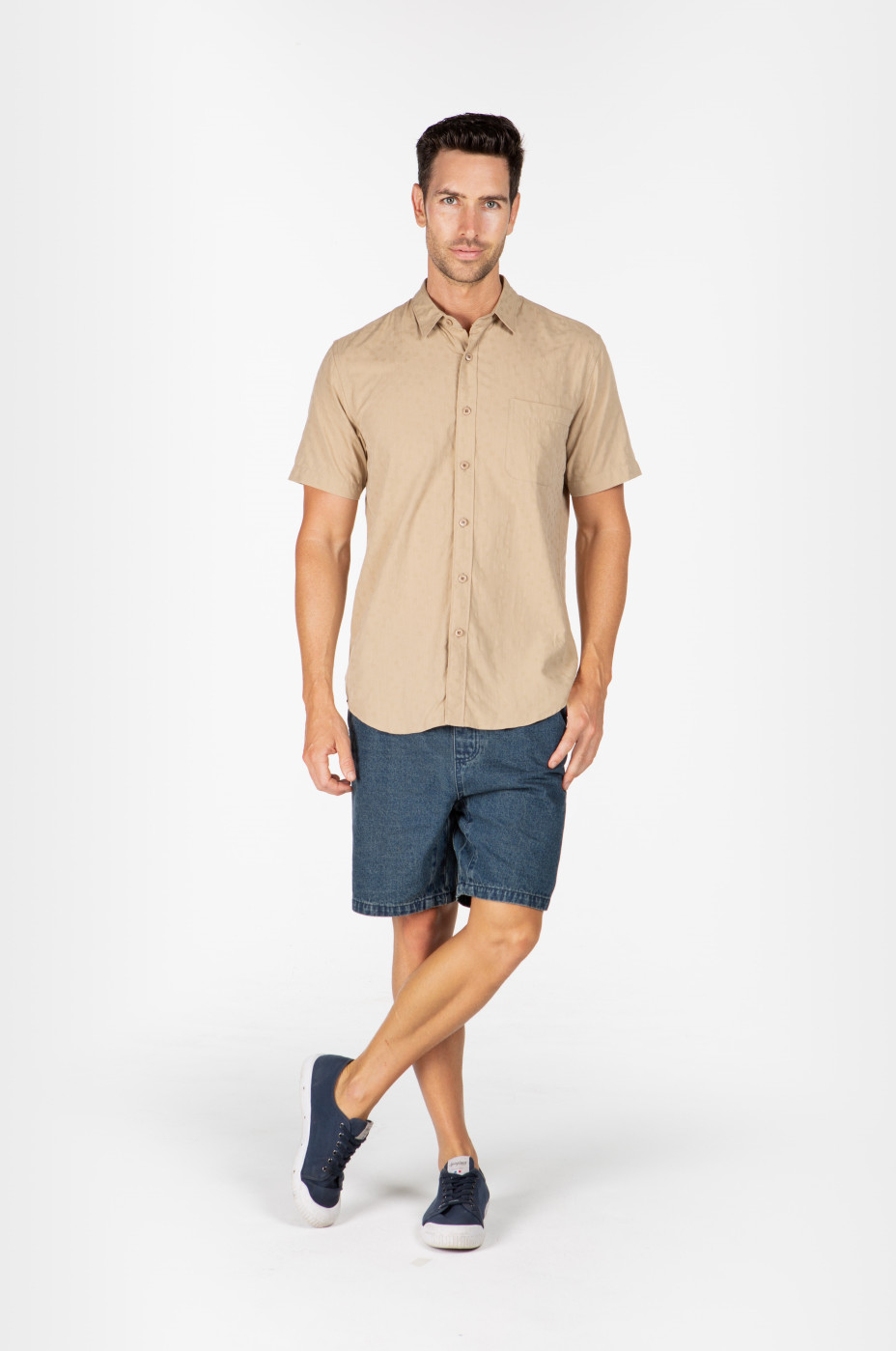 5z0a5599__.jpg MENS HEMP SILK SHORT SLEEVES SHIRT - BONE