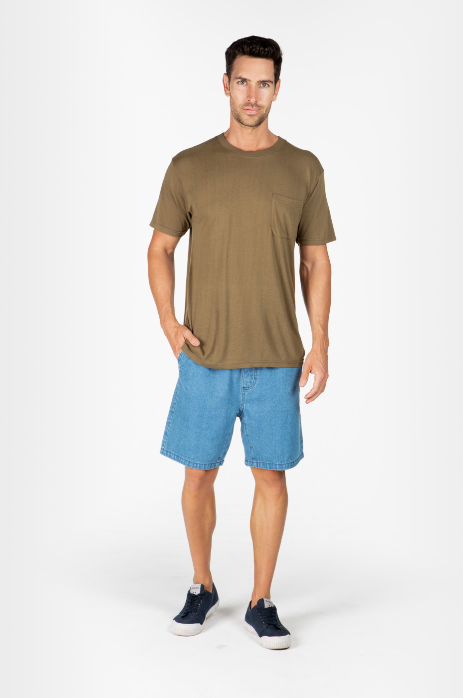 5z0a5792__.jpg MEN'S BAMBOO COTTON ROUND NECK TEE - GREEN