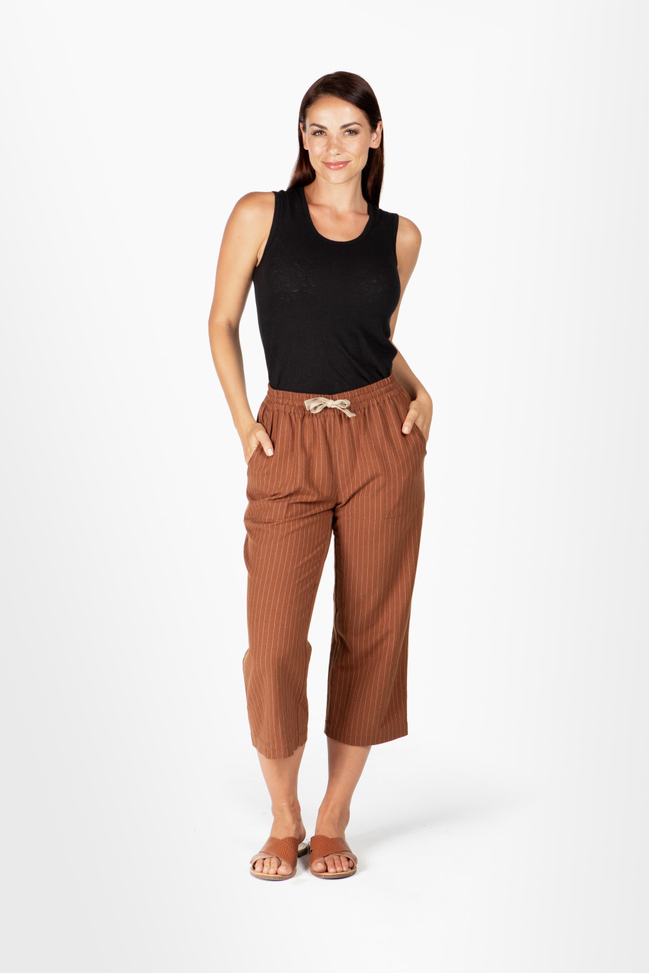 lsb1983_brown_f__.jpg LADIE'S HEMP WIDE LEG PANTS - BROWN STRIPE