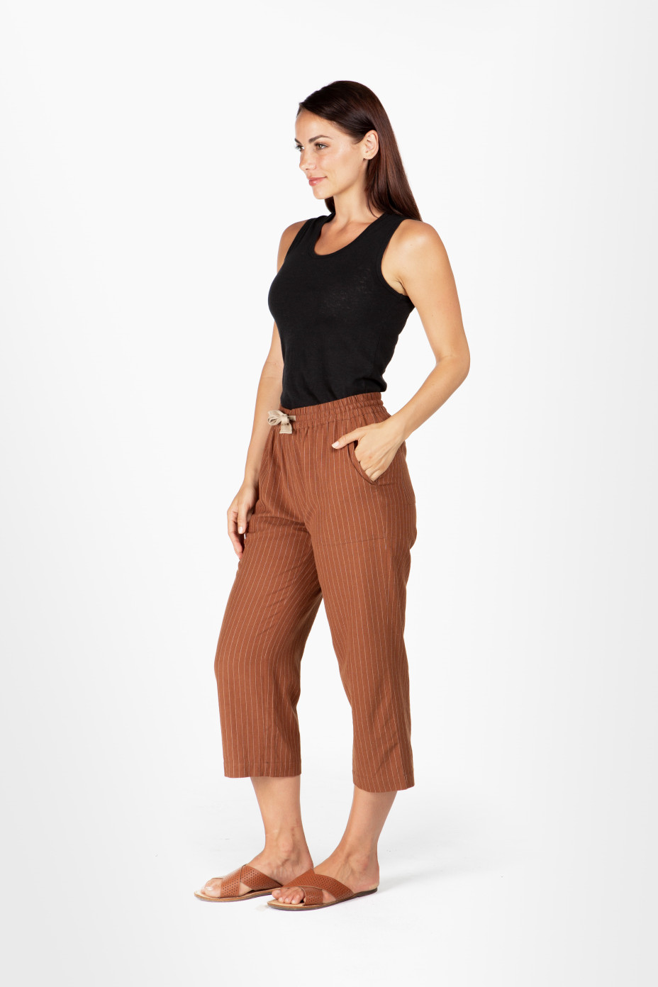 lsb1983_brown_s__.jpg LADIE'S HEMP WIDE LEG PANTS - BROWN STRIPE