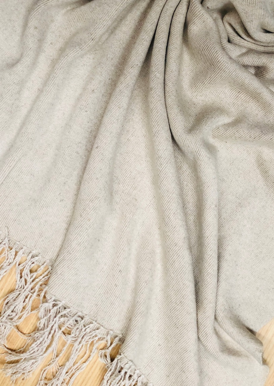 p01 bone Hemp Pashmina-Bone