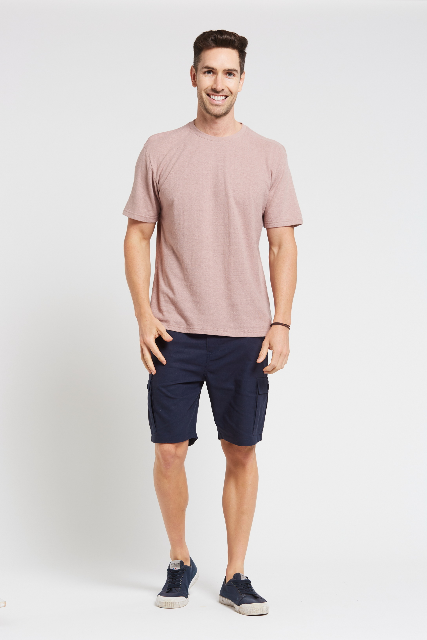 S16 CAMEL F Hemp Classic Short Sleeve Tee-Green