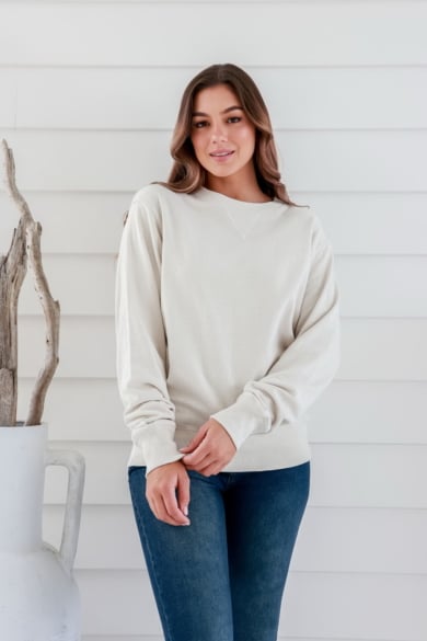 Unisex Hemp Cotton  Jumper-Natural