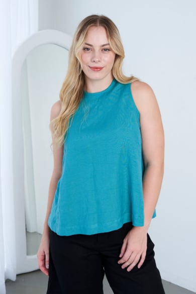 Ladies' Hemp Cotton Tee-White
