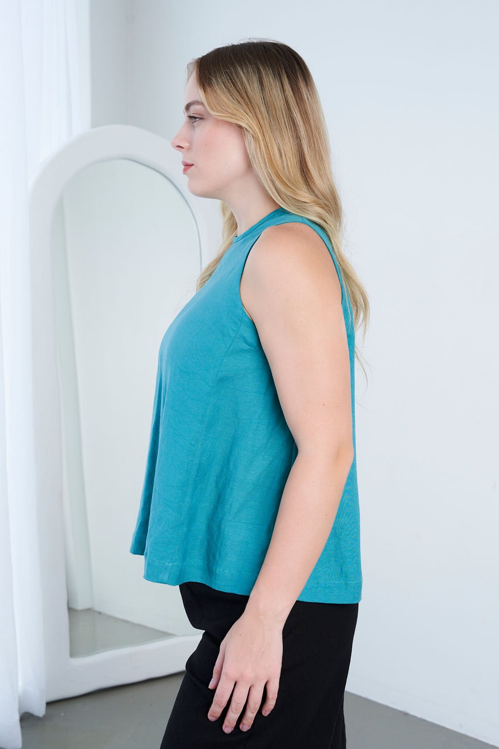 Ladies' Hemp Cotton Tee-White