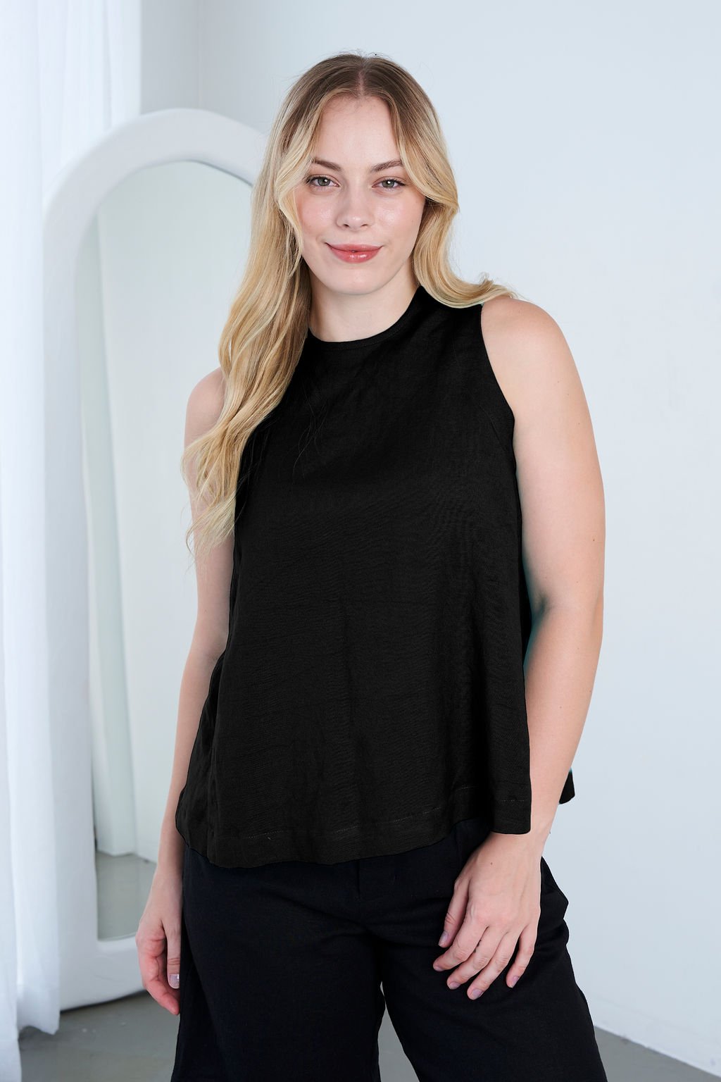 Ladies' Hemp Cotton Tee-White